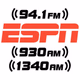 ESPN 94.1 - WRVC Logo