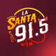 La Santa 91.5 - XHCCAN Logo