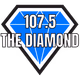 107.5 The Diamond Logo