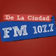 Fm De La Ciudad 107.7 Logo