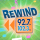 Rewind 92.7 & 102.3 - WZBK Logo