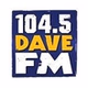 104.5 Dave FM - K283BP logo