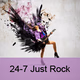 24/7 Niche Radio - 24-7 Just Rock Logo