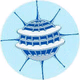 Radio Lago Satellite Logo