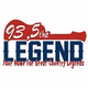 93.5 The Legend - WHJT Logo