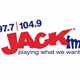 97.7/104.9 JACK FM - KNOZ Logo